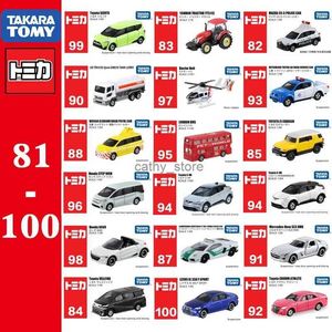 Coches en miniatura fundidos a presión Takara Tomy Tomica No.81-No.100, coches Hot Pop 1 64, Motor para juguetes para niños, vehículo de Metal fundido a presión ModelL2403