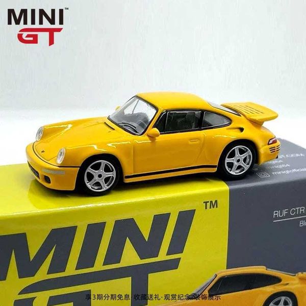 Diecast Model Cars TSM Mini GT 1 64 Luff Ctr Classic Modified Sports Car Simulation Alloy Model Numéro 358 # L2405