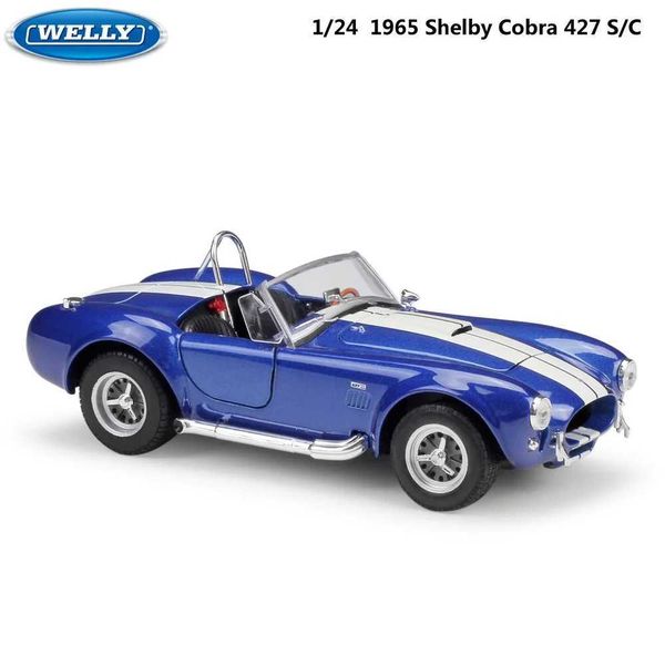 MODEAU DICAST CARS LELY LELY DIETCAS 1 24 Échelle Classic Simulation Car Shelby Cobra 427 S-C ALLIAG VINTAGE CAR METAL Toy Car Childrens Gift Seriesl2405