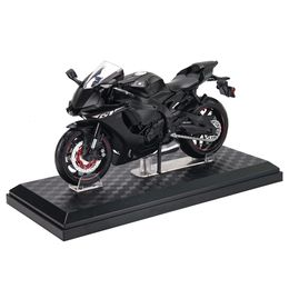 Diecast Model CCA 1 12 YZF-R1 Legering Motocross Gelicenseerde Motorfiets Model Speelgoed Auto Collectie Gift Statische spuitgieten Productie 230901