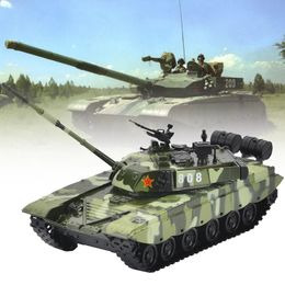 Druckgussmodell China Typ 99 Kampfpanzer Simulation Exquisite Druckguss-Spielzeugfahrzeuge ShengHui 1 48 Legierung Militärmodell Geräusche und Licht 231208