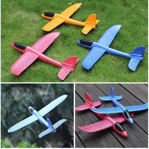 Modèle moulé sous pression bricolage main jeter vol planeur avions jouets pour enfants mousse avion fête sac charges avion jeu 230518