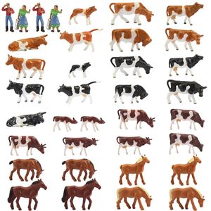 Modèle moulé sous pression Evemodel 36 pièces Trains HO échelle 1 87 chevaux vaches animaux de la ferme avec figurines 230724