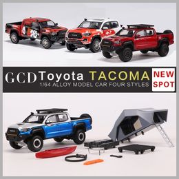Modèle moulé sous pression GCD 1 64 Tacoma, voiture en alliage, cadeaux, Collection, ornements d'affichage, 231027