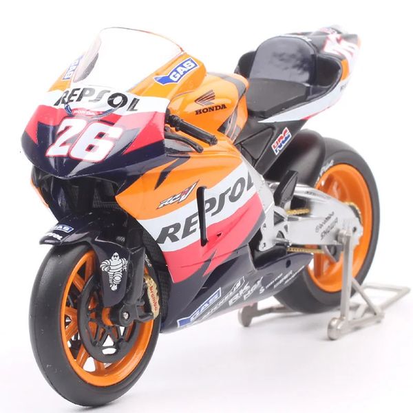 Modèle moulé sous pression Guiloy 1 18 échelle Honda Repsol RC211V # 26 Dani Pedrosa 2006 GP Rider modèle de moto moulé sous pression Moto vélo jouet véhicules Souvenir 231208