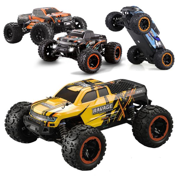 Modelo fundido a presión JTY Toys RC Car 1 16 Brushless Monster Truck 4WD Crawler Off Road Vehicle 65km h Radio Control para adultos niños 230818