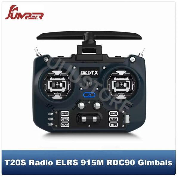 Modèle moulé sous pression Jumper T20S ExpressLRS ELRS 2 4 GHz 915 MHz Hall RDC90 Capteur Cardan EdgeTX Émetteur radio pour FPV RC Racer Drone Avion 231113