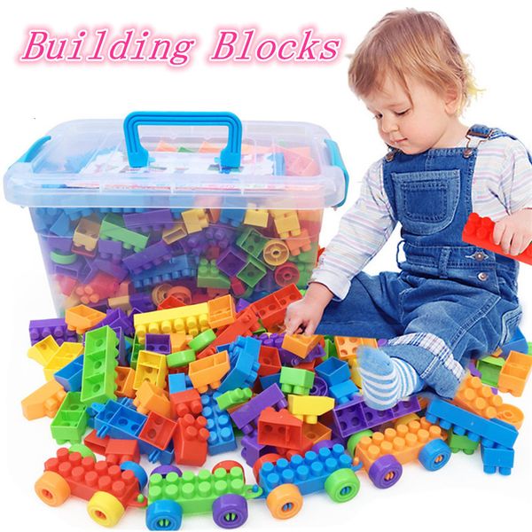 Modèle moulé sous pression grande taille blocs de construction ensembles en vrac éducatifs enfants jouet compatible inglys briques Construction jouets bricolage créatif 230705
