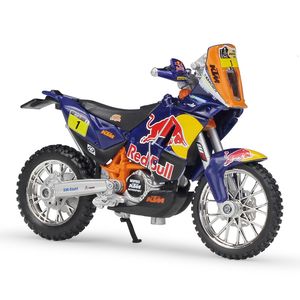 Diecast model Maisto Bburago 1 18 450 Rally Static Die Cast Voertuigen motorfietsmodel Toys Kids Geschenken Collectible 230509