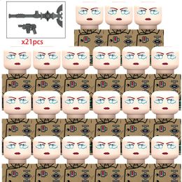 Modelo fundido a presión militar Pyro sargento soldados Psyker figuras armas del ejército ladrillos muñeca ensamblar bloques de construcción MOC DIY juguetes para niños regalo 231109