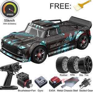 Modèle moulé sous pression MJX Hyper Go RC Car 14301 14302 Brushless 1 14 2 4G Télécommande 4WD Off road Racing High Speed Electric Hobby Toy Truck 230710