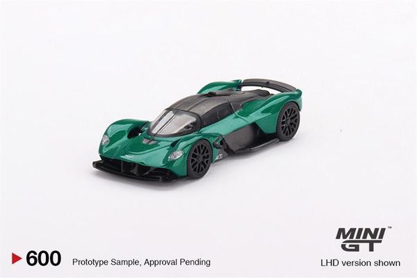 Modelo fundido a presión Pre pedido MINI GT 1 64 Aston Martin Valkyrie Racing Green Car 230821