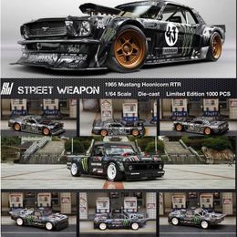 Modelo fundido a presión Street Weapon 1 64 Hoonicorn RTR Los Ángeles Ken block 1965 Mustang TIANMEN MOUNTAIN Car 230518