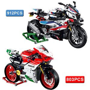 Diecast Model Technische Super Speed M1000RR Motorfiets Bouwstenen Fit 42130 Technologie Motor Monteren Bakstenen Speelgoed Cadeau Voor Jongen Vriend 230731