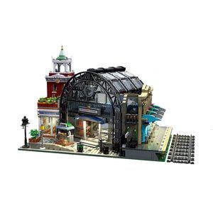 Modèle moulé sous pression Le point de rencontre MOC 89154 Idées Buliding Bricks House Architecture médiévale modulaire Blocs Jouets Cadeaux pour enfants 230724