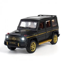 Diecast Model1 32 Mercedes Benz G63 AMG Zinc Alloy Model Simulation Metal Toys For Children Diecast Toy Vehicles Off Road A65 230625