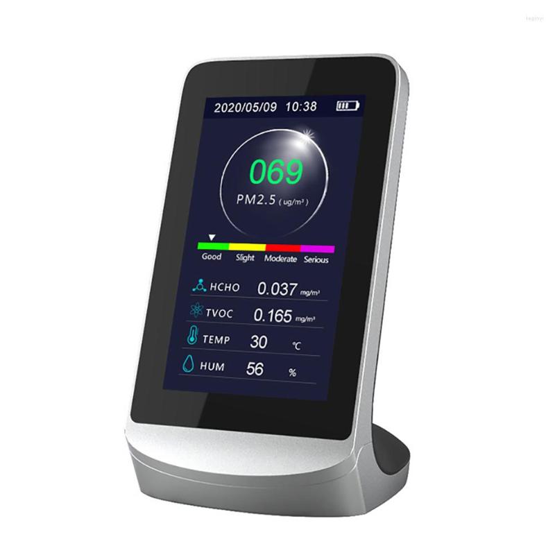 Dienmern 72A Multifunzione Monitor di Qualità Dell'aria PM2.5 Rilevatore Analizzatore di Gas Sensore di Polvere Display LCD Tester Misuratore di Inquinamento Interno