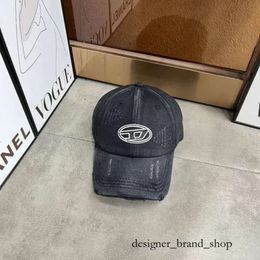 Diesel Caps Designer Fashion Caps Printemps Designer Baseball Hat Cap Diesel Top Adolescent Cool Été Polyvalent Visage Montrant Petit 498