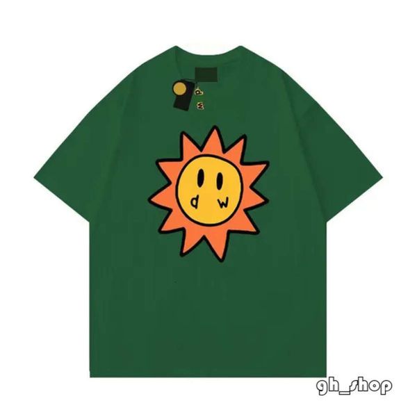 Diew Sudadera con capucha Diseñador para hombre Smiley Sun Camiseta Naipes Camiseta para mujer Impresión gráfica Camiseta Tendencia de verano Manga Camisa casual High Street Drews House 380