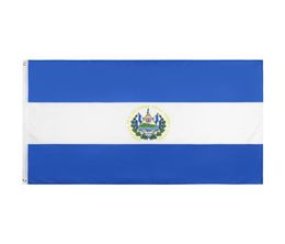 Différentes nations drapeaux en stock 3x5ft 90x150cm suspendu le National El Salvador Salavadorian IC Symbol Country Flag Banner pour décoration8168623