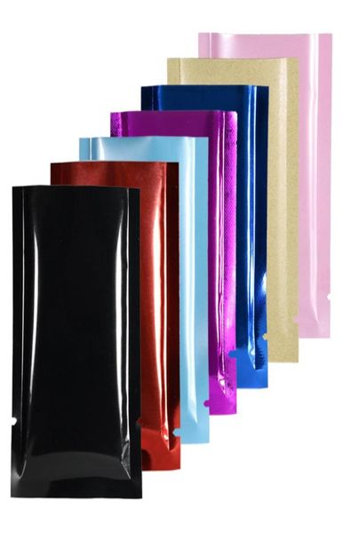 Différentes tailles sac d'emballage recyclable feuille de thermoscellage poche plate sac d'emballage en plastique sacs d'enveloppe 100pcslot2862849