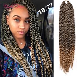 style différent tresses de crochet de torsion cubique cheveux 120g extensions de cheveux de crochet cubiques 3d cheveux de tressage synthétiques pour femmes noires 4x tresses de boîte