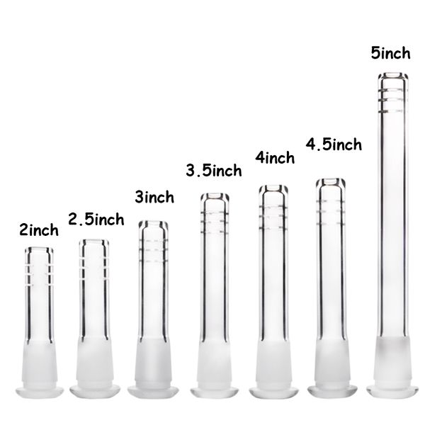 Vidrio del sistema descendente difundido de 18 mm a 14 mm adaptador 2 pulgadas/2.5/3/3.5/4/4.5/5/5.5/6 pulgadas herramienta