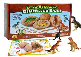 Dig Discover Dino Egg Opgraving Speelgoedset Unieke dinosauruseieren Pasen Archeologie Wetenschapscadeau Dinosaurus Feestartikelen voor kinderen Jongen G7688570
