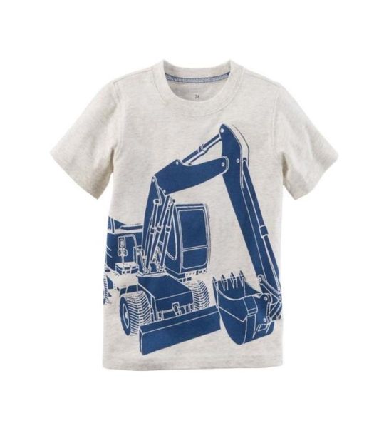 Digger Jongenskleding Shirts Kinder T-shirts Baby Jongens T-shirts Zomer Kid Shirt Top 100 Katoen 6 9 12 18 24 maanden 2104132387886