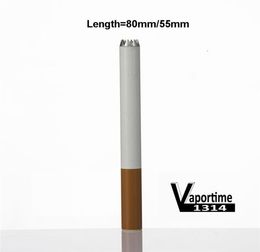 Digger WO Sparkle 80mm 55mm forme de cigarette tuyau filtre couleur tabac herbe nettoyant un frappeur chauve-souris fumer tuyaux Portable 1204750350