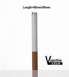 Digger Wo Sparkle 80 mm 55 mm Forme de cigarette Pipe de tuyau de tuyau de tabac Nettoyer un frappeur de chauve-souris Pipes de fumer portable 1204272522