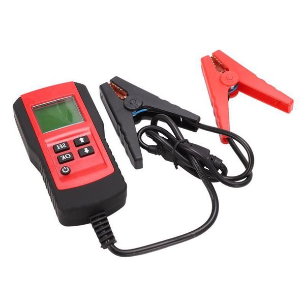 Freeshipping Probador de batería de automóvil digital de 12 V Probador de carga de batería automotriz y analizador de resistencia de voltaje porcentual de vida útil de la batería Tshgp