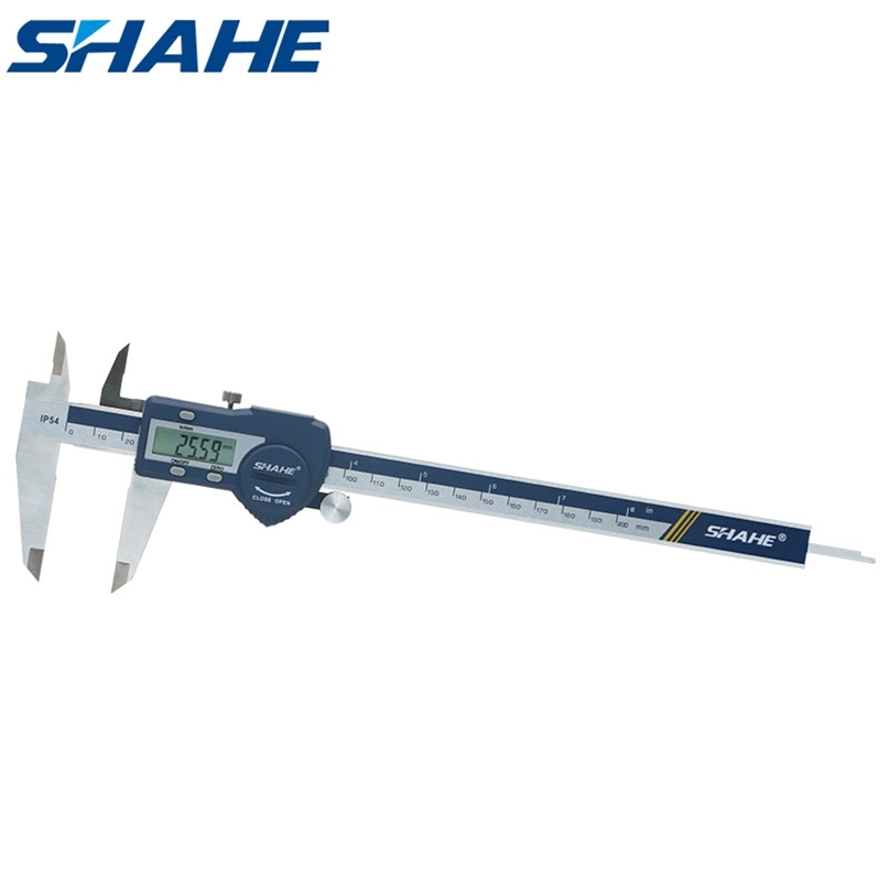 Digitale accurate Vernier Caliper Micrometer Paquimetro Roestvrij staal 200 mm remklauw Electronic Ruler 210810