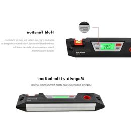 Freeshipping Digitale Hoekmeter Niveau Gradenboog Hoekzoeker Inclinometer Met Magnetische Basis Berekenen Voor Timmerwerk Building Mason Upae