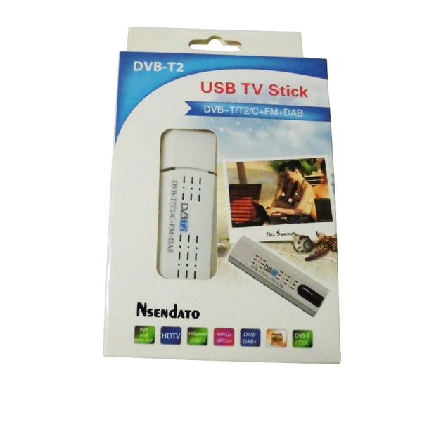 Antenne numérique USB 2.0 HDTV TV, Tuner à distance, enregistreur et récepteur pour DVB-T2/DVB-T/DVB-C/FM/DAB pour ordinateur portable, vente en gros et livraison gratuite