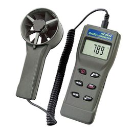 Digitale AZ8912 Draagbare externe ventilator BTU Luchtstroommeter met vochtigheid windsnelheidsmeter anemometer