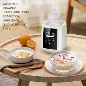 Digitale babyfles warmer 6-in-1 babymelk warmer Quick Safe handige melkwarmer lichtgewicht voor drukke moeders 23122222