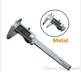 Digitale remklauw 0-150mm 6 "/ 0-200 / 0-300mm roestvrij staal Metalen behuizing Digitale remklauw Vernier Caliper Gauge Micrometer Elektronische remklauwen