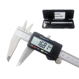 Digitale remklauw 200mm 8 inch Elektronische roestvrij staal Vernier Remklauw 0.01mm RULLER Meetmeter Micrometer Diagnostic-Tool