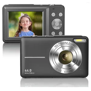 Appareils photo numériques 1080P Full HD Caméra 44MP Compact 2,4 pouces Écran LCD 16X Zoom Mini Vidéo