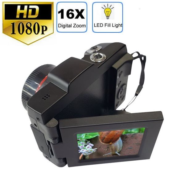 Appareils photo numériques 16x Zoom Full HD1080P Professional 1080P HD Video Camcorder Vlog High Definition 230227