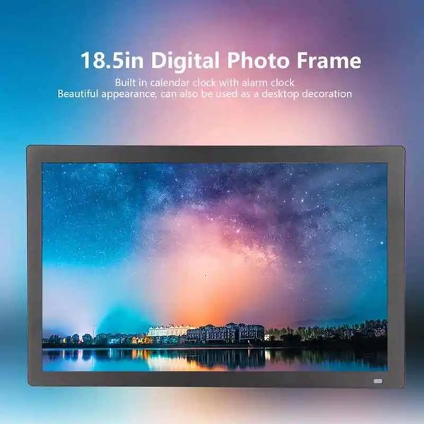 Appareils photo numériques 185 pouces cadre photo 1080P moniteur portable HD machine publicitaire pour la maison 100 240V noir PO 231120