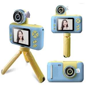 Appareils photo numériques 2,4 pouces écran couleur enfants enfants caméra 1080p caméscope 180 degrés rotation po cadeau d'anniversaire