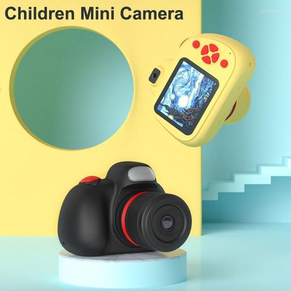 Appareils Photo Numériques 2.4 Pouces HD 1080P Chargeable Mini Enfants Caméra Dessin Animé Mignon Jouets En Plein Air Pographie Accessoires Pour Enfant Cadeau D'anniversaire Wini22