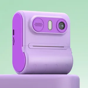 Digitale camera's 46mp Instant Camera Kids video 1080p kind selfie speelgoed met 3 rollen PO Paper peuter geschenken voor jongensmeisjes