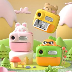 Digitale camera's 48mp Instant print camera met papieren kinderen video 1080p kind selfie speelgoedcadeaus voor meisjes jongens