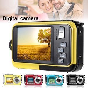 Digitale camera's 48MP onderwater waterdichte camera Dual Screen Video Camcorder Point en schiet KQS8