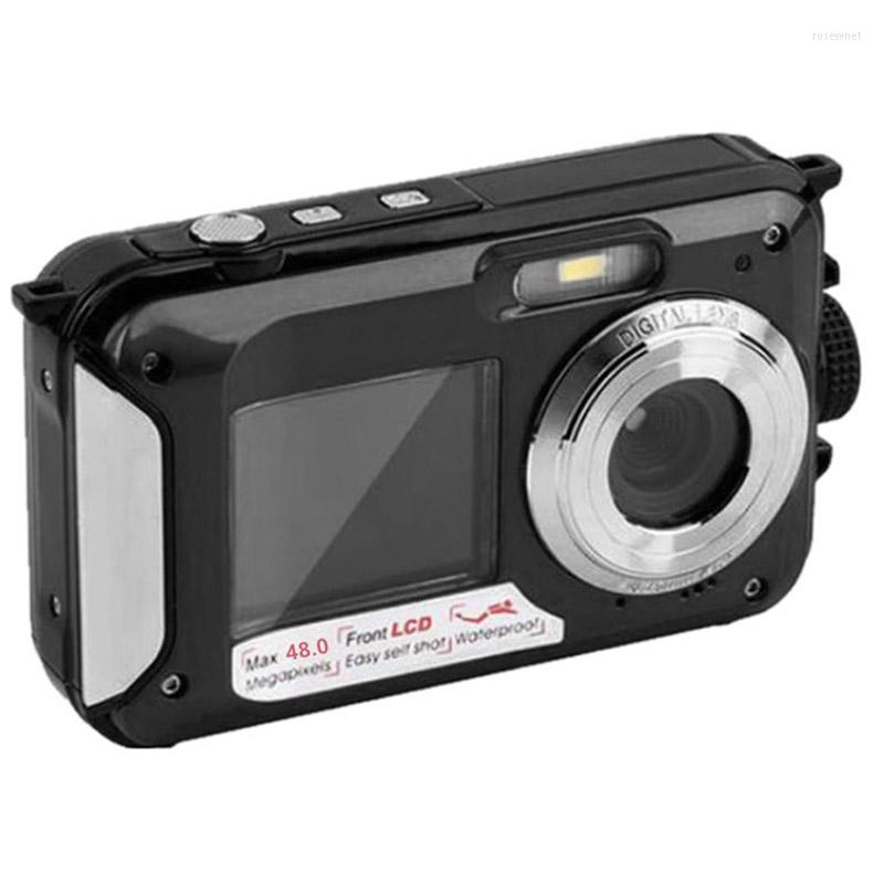 Digitalkameror 48MP Underwater Waterproof Camera Dual Screen Video Camcorder Point and Shoos VDX99