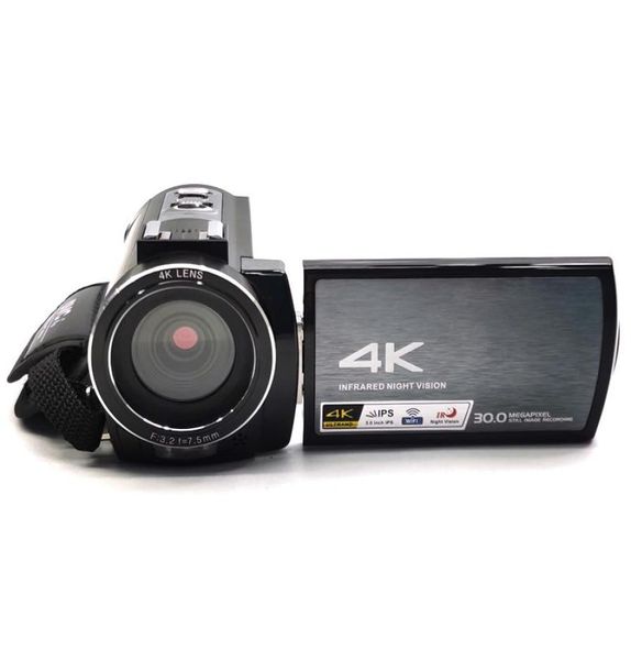 Appareils photo numériques 4K Caméra 60FPS Caméscope vidéo WiFi 48MP Builtin Fill Light Écran tactile Vlogging pour Youbute Recorder1155311