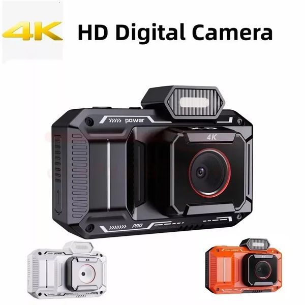 Cámaras digitales 4K HD 18x Zoom electrónico Lente dual Selfie P o Cámara Grabadora de video portátil 2/8 pulgadas Pantalla LCD Videocámara 231206